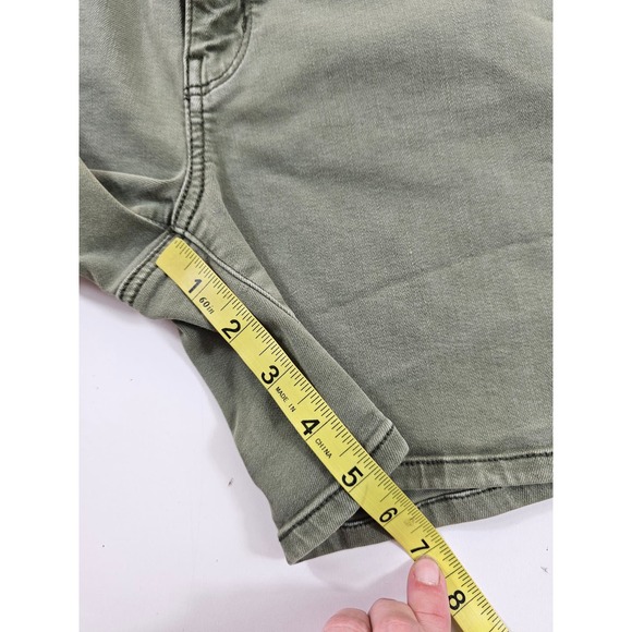 American Eagle Midi next level stretch green shorts summer casual juniors 10 ^ - Picture 6 of 6